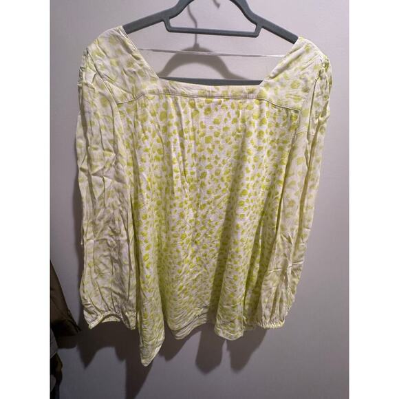 Style & Co women’s Lime and White leopard print shirt size XXL NWT - Picture 9 of 9